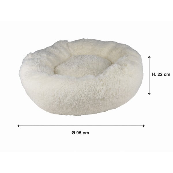 Kreem koeravoodi ø 95 cm - Love Story-image-4