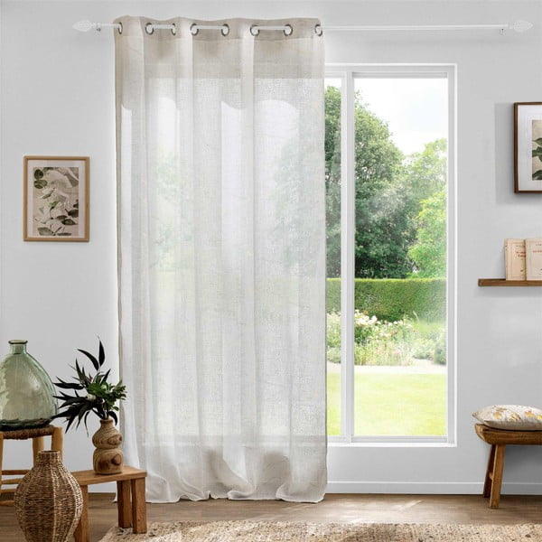 Beež kardin 140x280 cm Marius - douceur d'intérieur-image-4