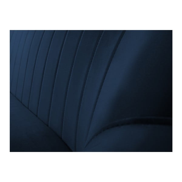 Tmavě modrá třímístná pohovka Mazzini Sofas Benito-image-1