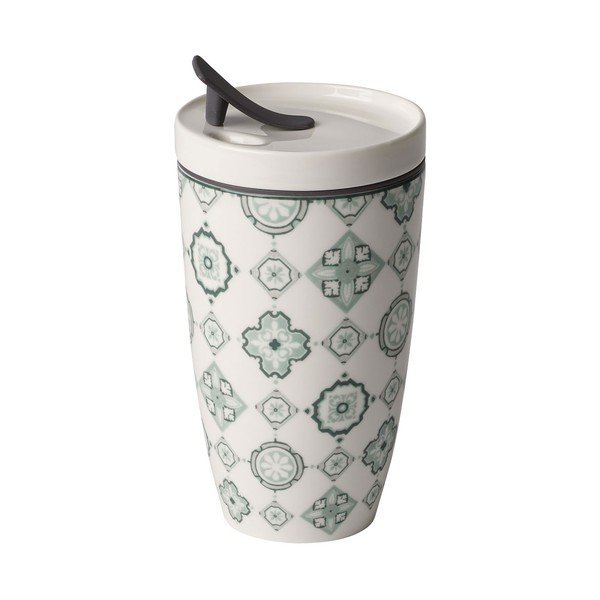 Roheline-valge portselanist reisikruus, 350 ml To Go - like | Villeroy & Boch-image-2