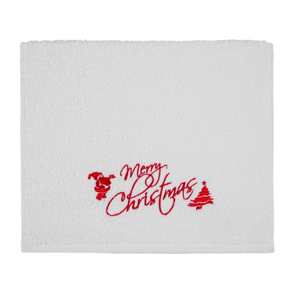 Osuška Christmas Merry Christmas White, 30 x 50 cm