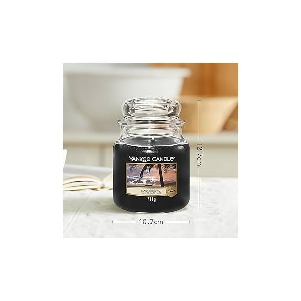 Lõhnaküünal, põlemisaeg 65 tundi Black Coconut - Yankee Candle-image-2