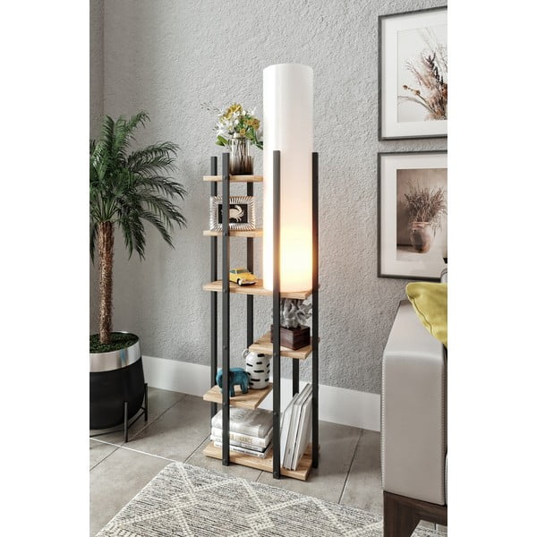 Must-valge põrandavalgusti (kõrgus 84 cm) Vogue - Opviq lights-image-1
