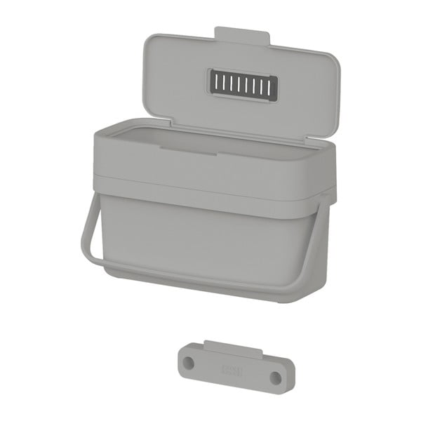 Hall komposteeritav jäätmekonteiner 4 l Duo - Joseph Joseph