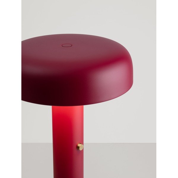 Burgundia värvi metallist hämardatav LED-põrandalamp (kõrgus 142 cm) Noelia - Nova Luce-image-4