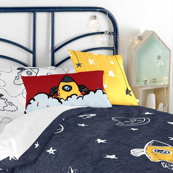 Trükitud padi- ja padjapüüride komplekt Baleno , 140 x 200 cm Starspace - Moshi Moshi-image-1