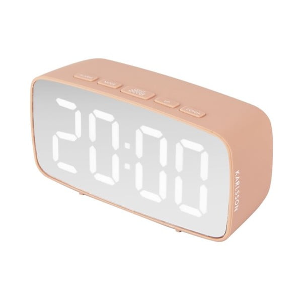 Roosa digitaalne äratuskell - Karlsson-image-1