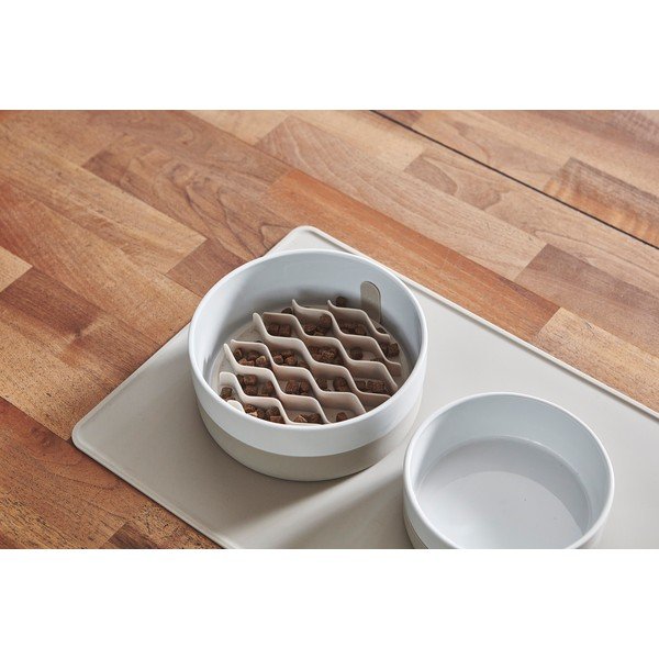 Portselanist kauss koerale ø 17,5 cm Coppa Greige S/M - MiaCara-image-1