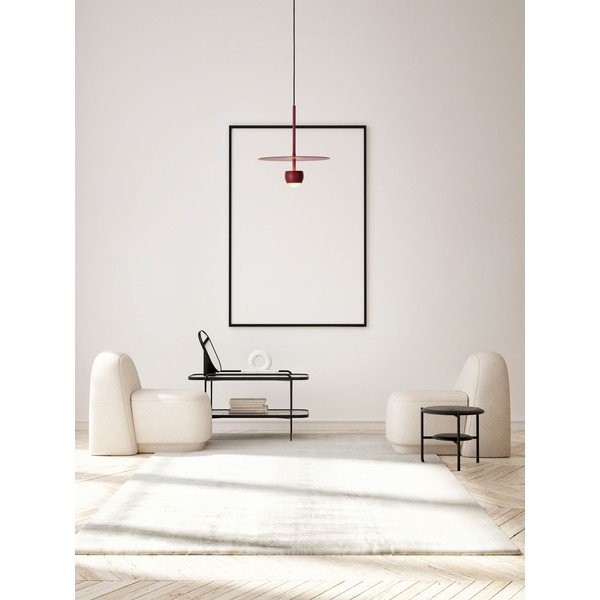 Punane alumiiniumist LED-ripplamp ø 30 cm Edem - Nova Luce-image-1