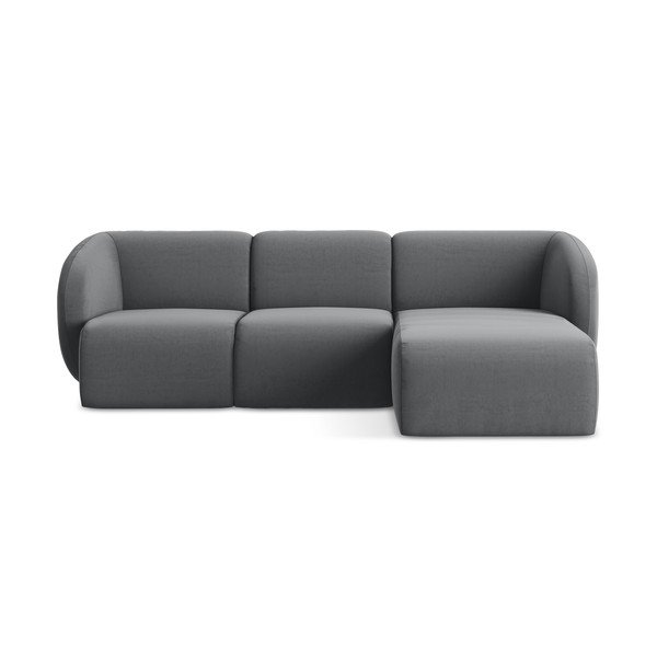 Hall sametist nurgadiivan (parem nurk/diivanvoodiga) Lani - Makamii