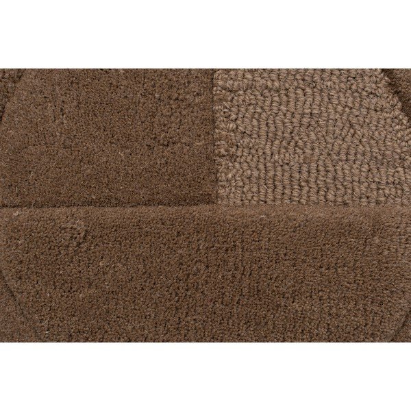 Hnědý koberec z vlny Flair Rugs Gigi, 120 x 170 cm-image-1