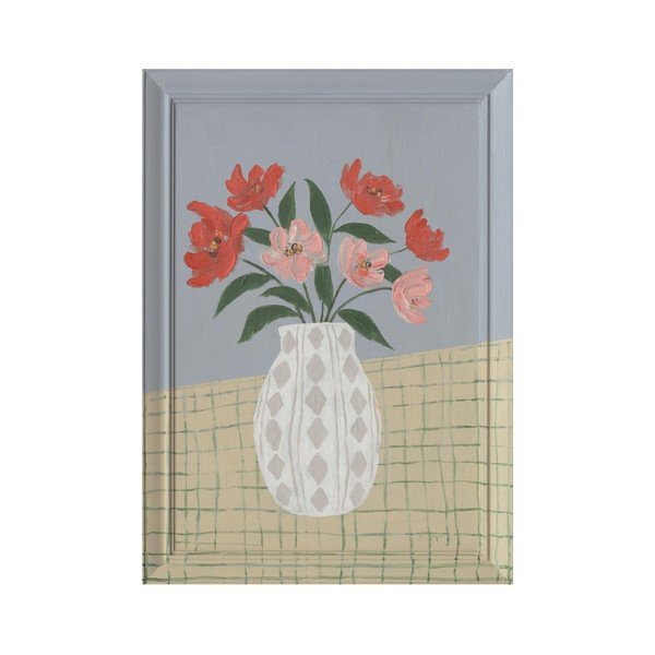 Käsitsi maalitud maal raamiga/lõuendil 50x70 cm Village - Bizzotto