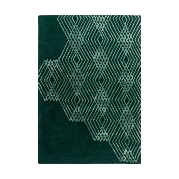 Roheline villane vaip , 160 x 230 cm Diamonds - Flair Rugs