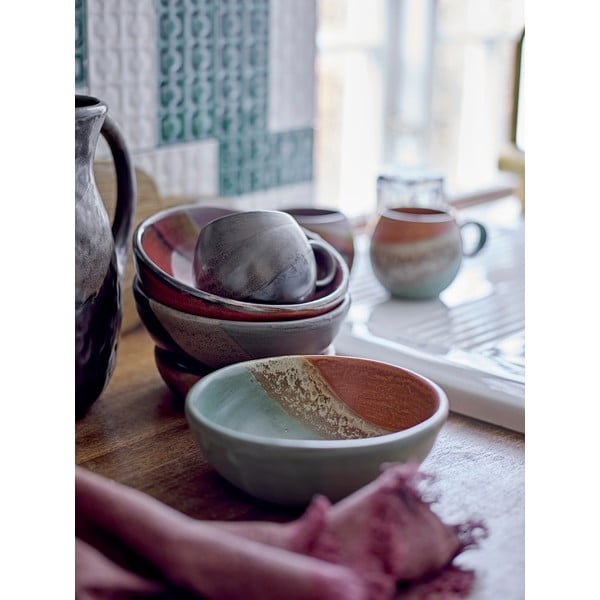 Rohelise-oranž kivinõu kauss 572 ml Paula - Bloomingville-image-1