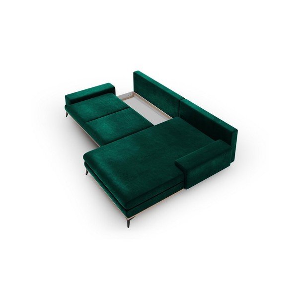 Heleroheline nurgadiivan sametiga , parempoolne nurk , parempoolne nurk Astre - Windsor & Co Sofas-image-3