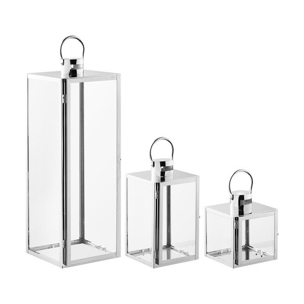 Klaasist laternad 3 tk (kõrgus 60 cm) Pota - House Nordic