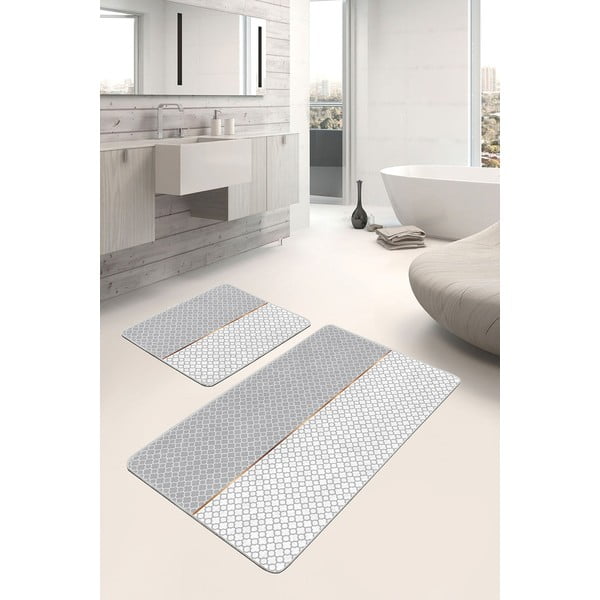 Hallid vannitoamatid 2tk komplektis 60x100 cm – Mila Home-image-2