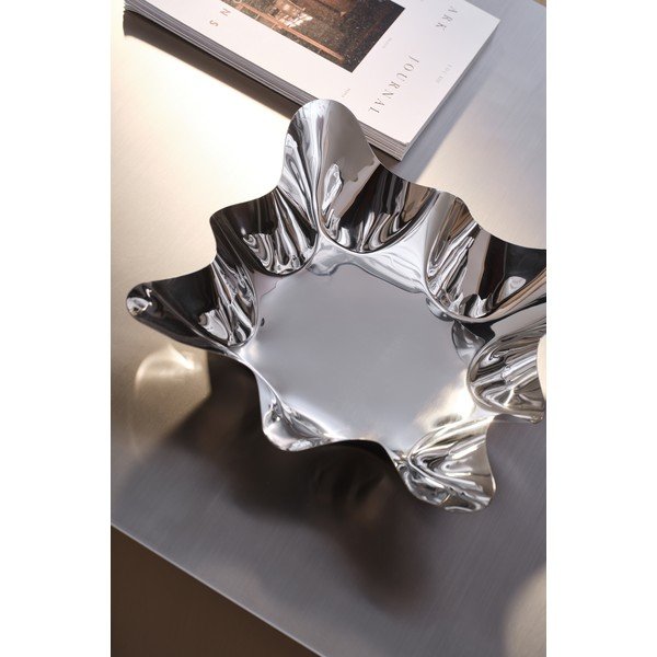 Hõbedase värvi metallist kauss Dolce - Jotex-image-1
