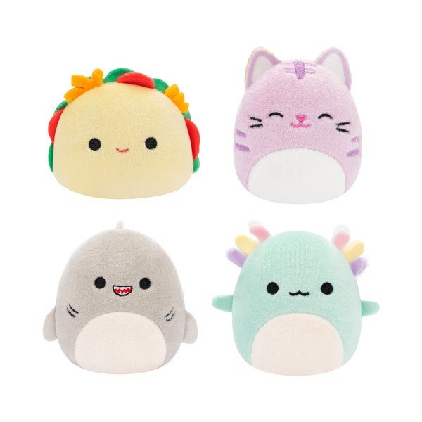 Plüüsist mänguasjad 4tk komplektis Micromallows 4Pack - SQUISHMALLOWS