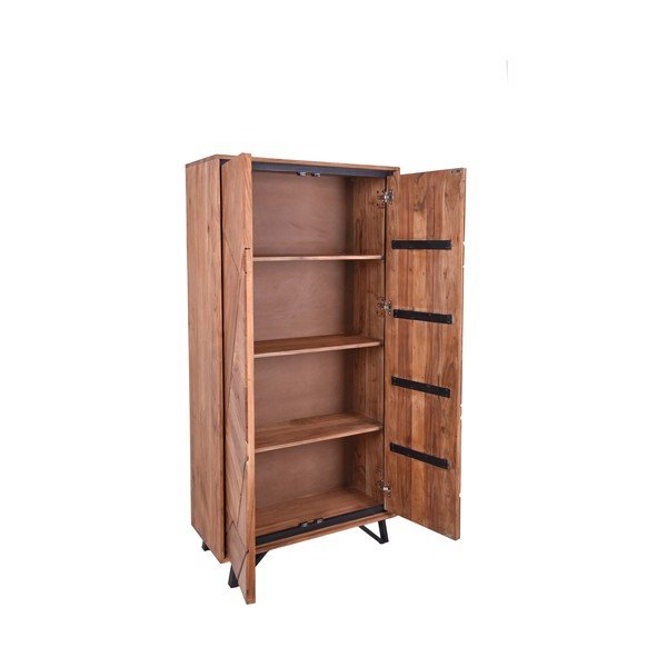 Akaatsiapuidust riidekapp 90x181x40 cm Ambala - Interia Home & Living-image-3