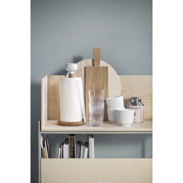 Valge/puiduvärvi puit majapidamispaberi stend ø 14 cm Hammershøi – Kähler Design-image-2