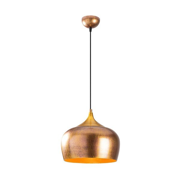 Kuldne rippvalgusti metallist varjuga ø 30 cm Berceste - Opviq lights-image-2