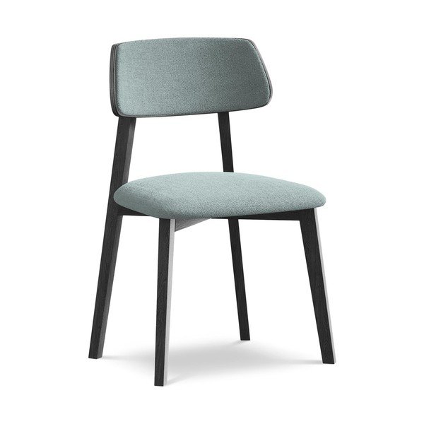 Sinine täispuidust söögitool Niu - Makamii