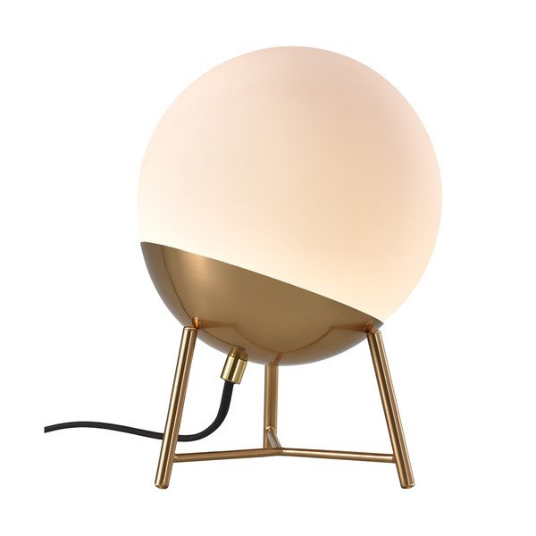 Valge dimmerdatav LED laualamp klaasist lambivarjuga (kõrgus 32 cm) Chelsea - House Nordic-image-2