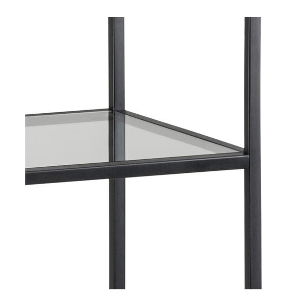 Must klaasist riiul 35x83 cm Seaford - Actona-image-3
