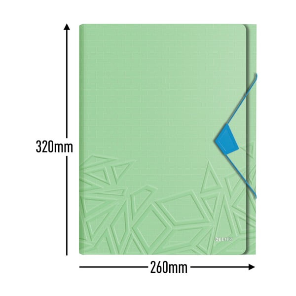 Zelená aktovka s přihrádkami Leitz-image-3