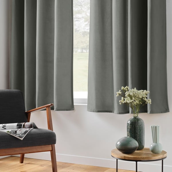 Hall termo-/helikindel mikrokiust kardin 135x180 cm Micropolar - douceur d'intérieur-image-3