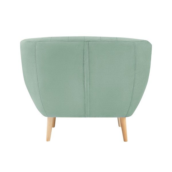 Mintsaroheline sametist tugitool Sardaigne - Mazzini Sofas-image-4
