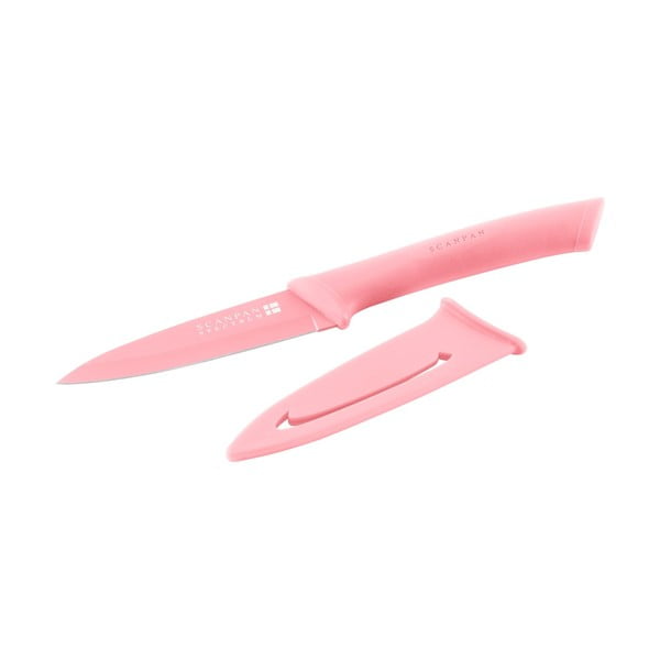 Nůž na krájení, 9 cm, růžový