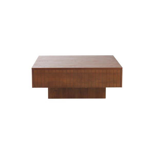 Tumepruun MDF-ist kohvilaud 90x90 cm Furuvik - Jotex