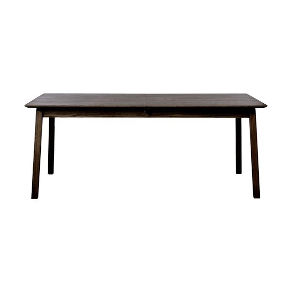 Pikendatav söögilaud tammepuust dekooriga lisapealse pealispinnaga 95x190 cm Bari - Unique Furniture
