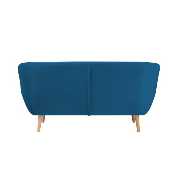 Modrá dvoumístná pohovka Mazzini Sofas Benito-image-1