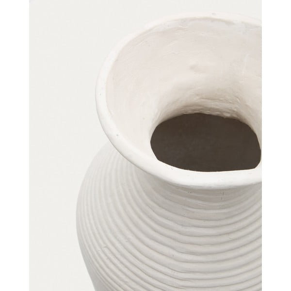 Kreem kõrge vaas (kõrgus 72 cm) Pria - Kave Home-image-1