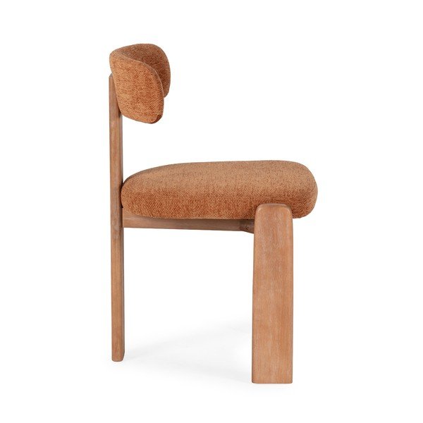 Oranžid polsterdatud söögitoolid, 2 tk komplektis Nadia - MOME-image-4