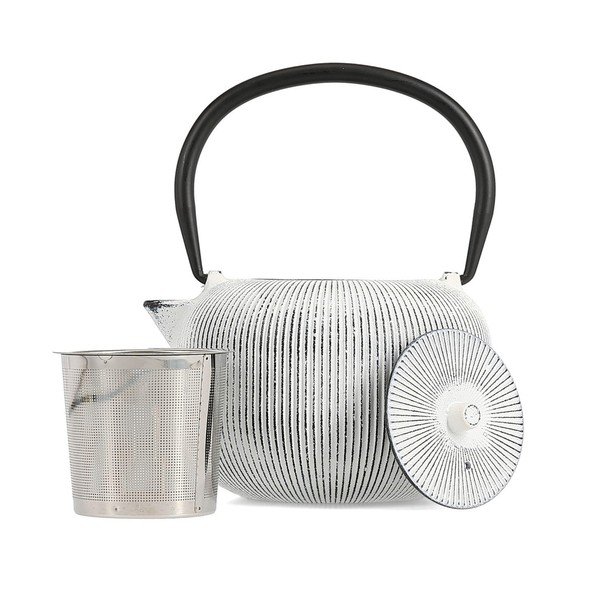 Mustvalge malmist teekann 700 ml Sencha - S|P Collection-image-2