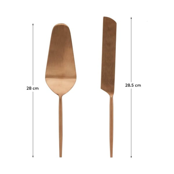 Roostevabast terasest 2-osaline koogi serveerimiskomplekt Kelda - Kave Home-image-3