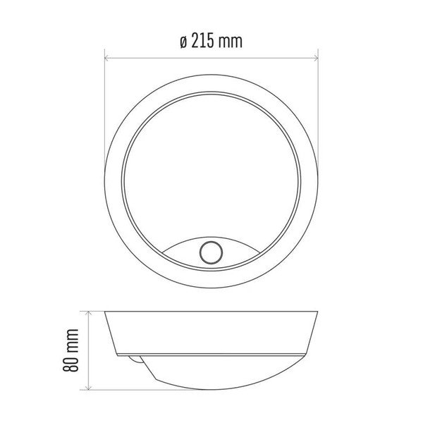 Matt must LED laevalgusti koos liikumisanduriga Zuri - EMOS-image-4