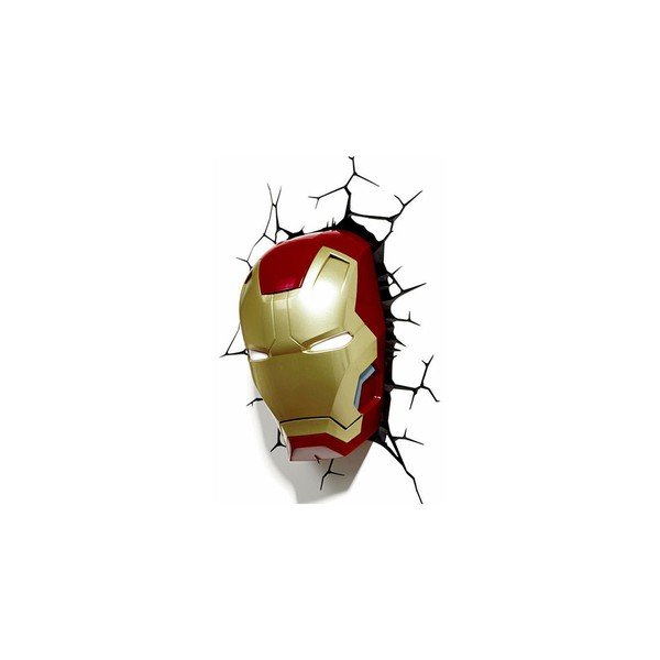 Dětské 3D světlo na zeď IronMan-image-1