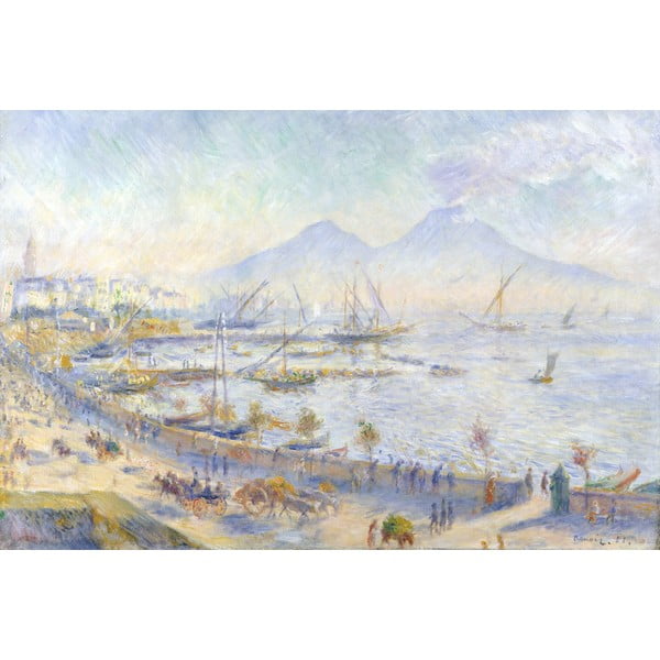 Maali reproduktsioon , 60 x 40 cm Auguste Renoir - The Bay of Naples - Fedkolor