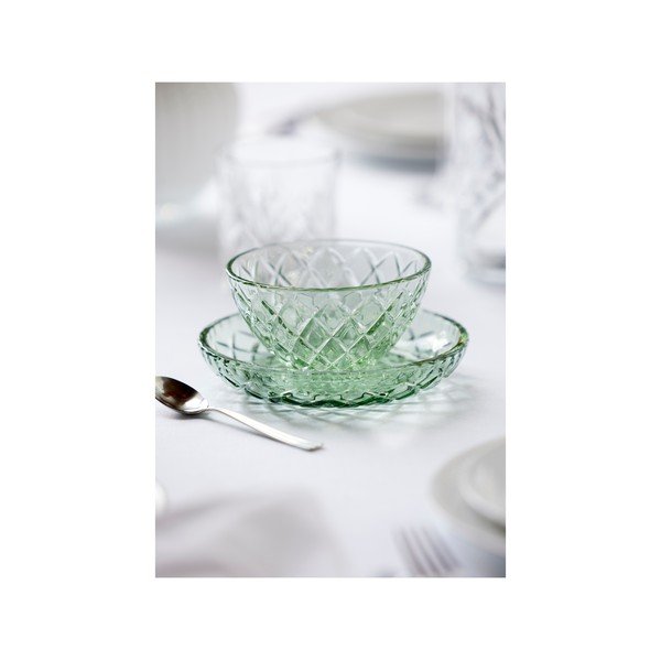 Rohelised klaasist kausid 4tk komplektis 325 ml Sorrento - Lyngby Glas-image-4