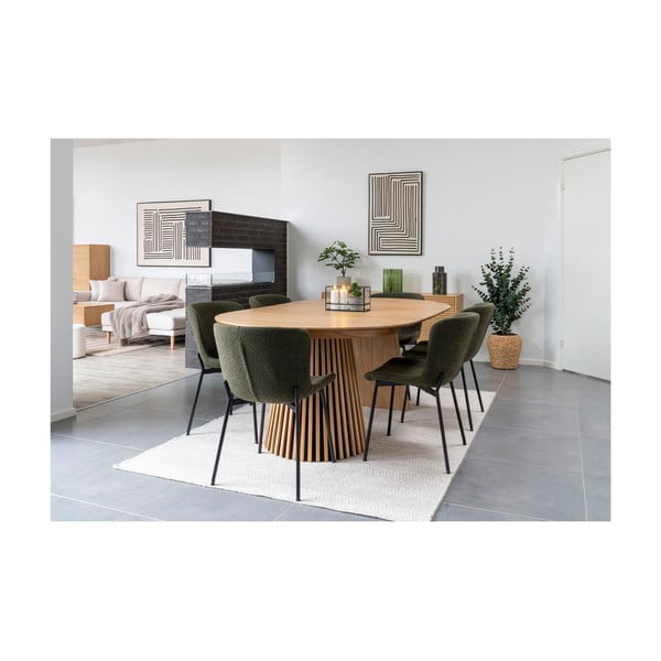 Roheline klaasist vaas (kõrgus 26,5 cm) - House Nordic-image-4