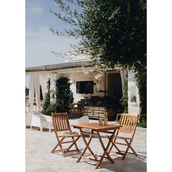 Akaatsiapuidust aialaud 70x70 cm Noemi - Bizzotto-image-1