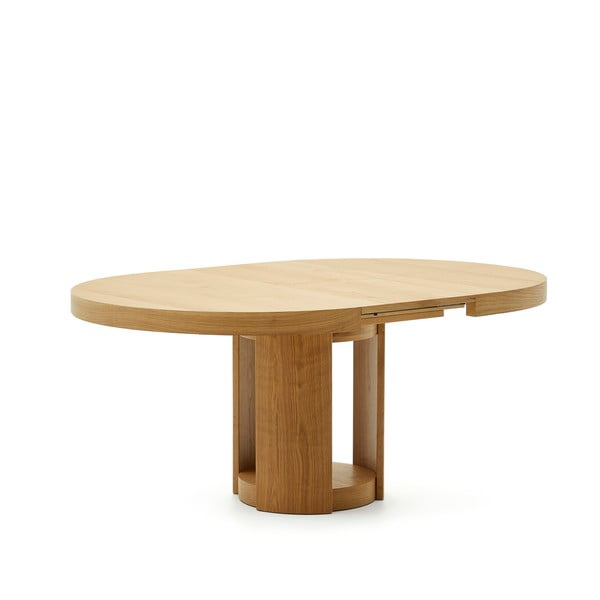 Ümmargune pikendatav söögilaud tammespoonist pealispinnaga, ø 150 cm Artis - Kave Home-image-3