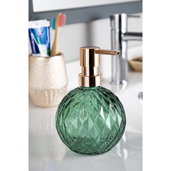 Roheline klaasist seebidosaator 450 ml - Foutastic-image-1