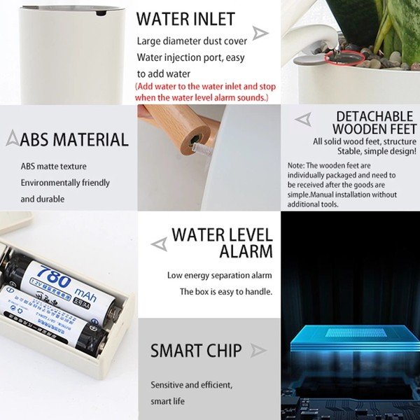 Plastikust isevoolav pott ø 19 cm Calla - Tomasucci-image-3