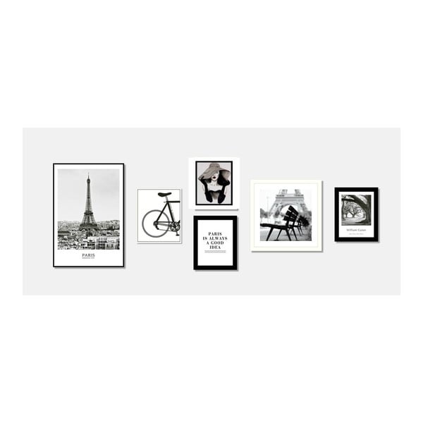 Maal, 40 x 60 cm Eiffel - sømcasa-image-3